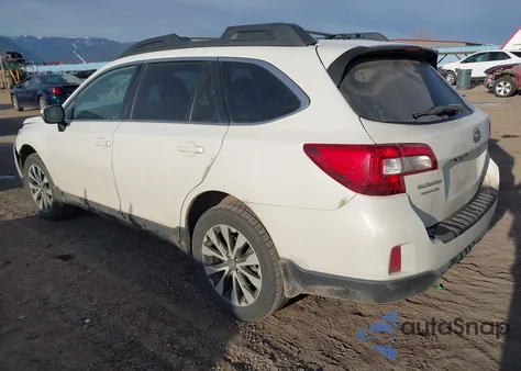 2015 Subaru Outback 2.5I Limited z USA, uszkodzony, nr VIN 4S4BSAJCXF3340048